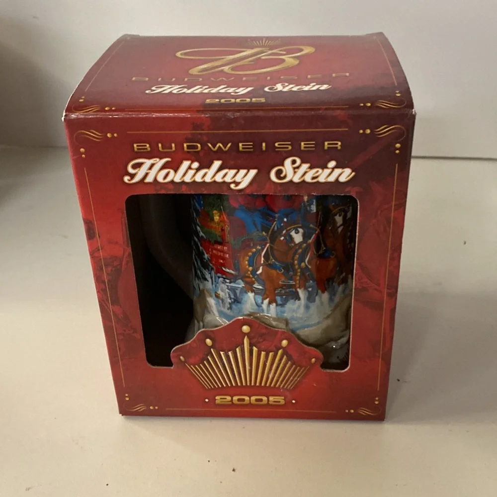 2005‎ Budweiser Holiday Stein